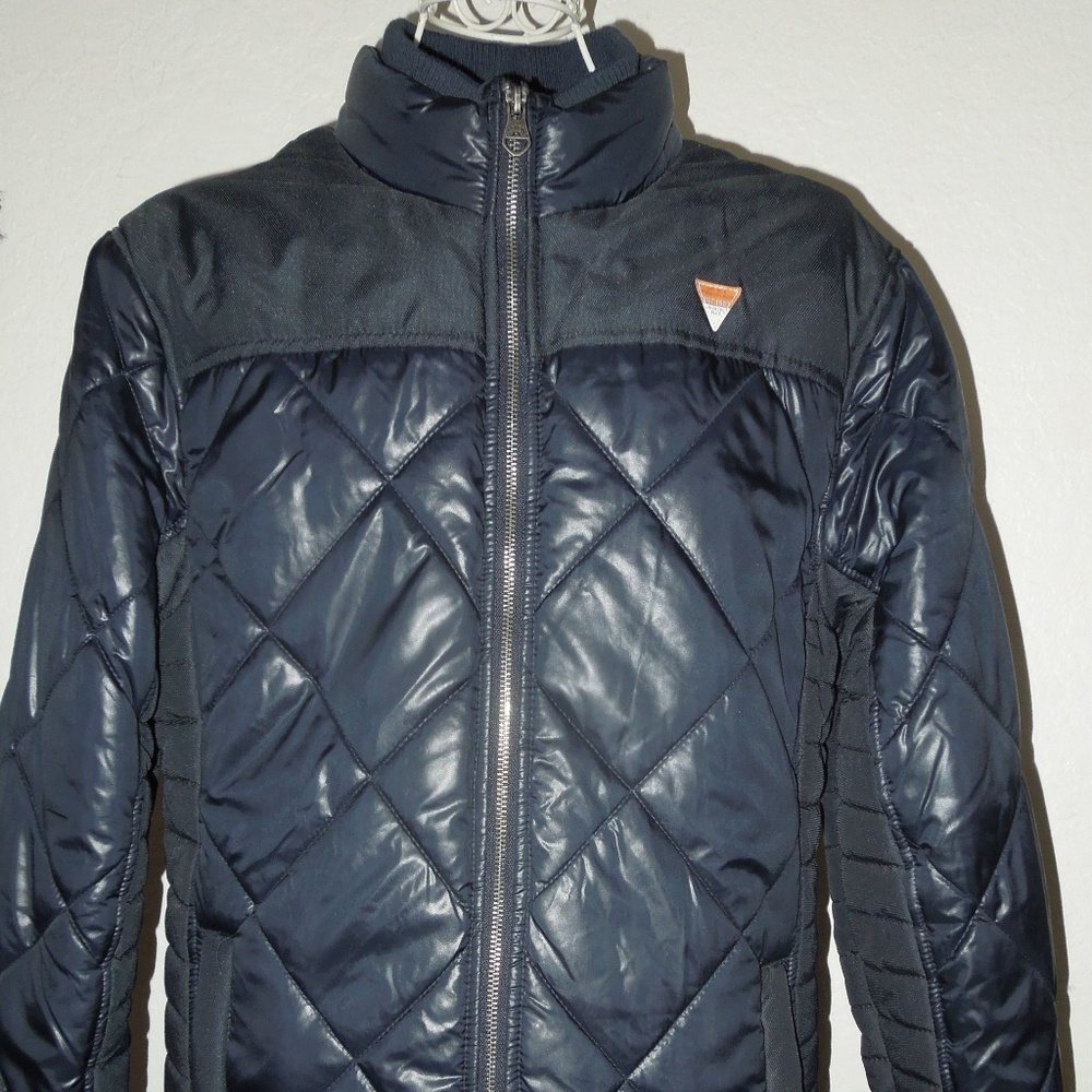 Lindbergh Quilted Blue Jacket L